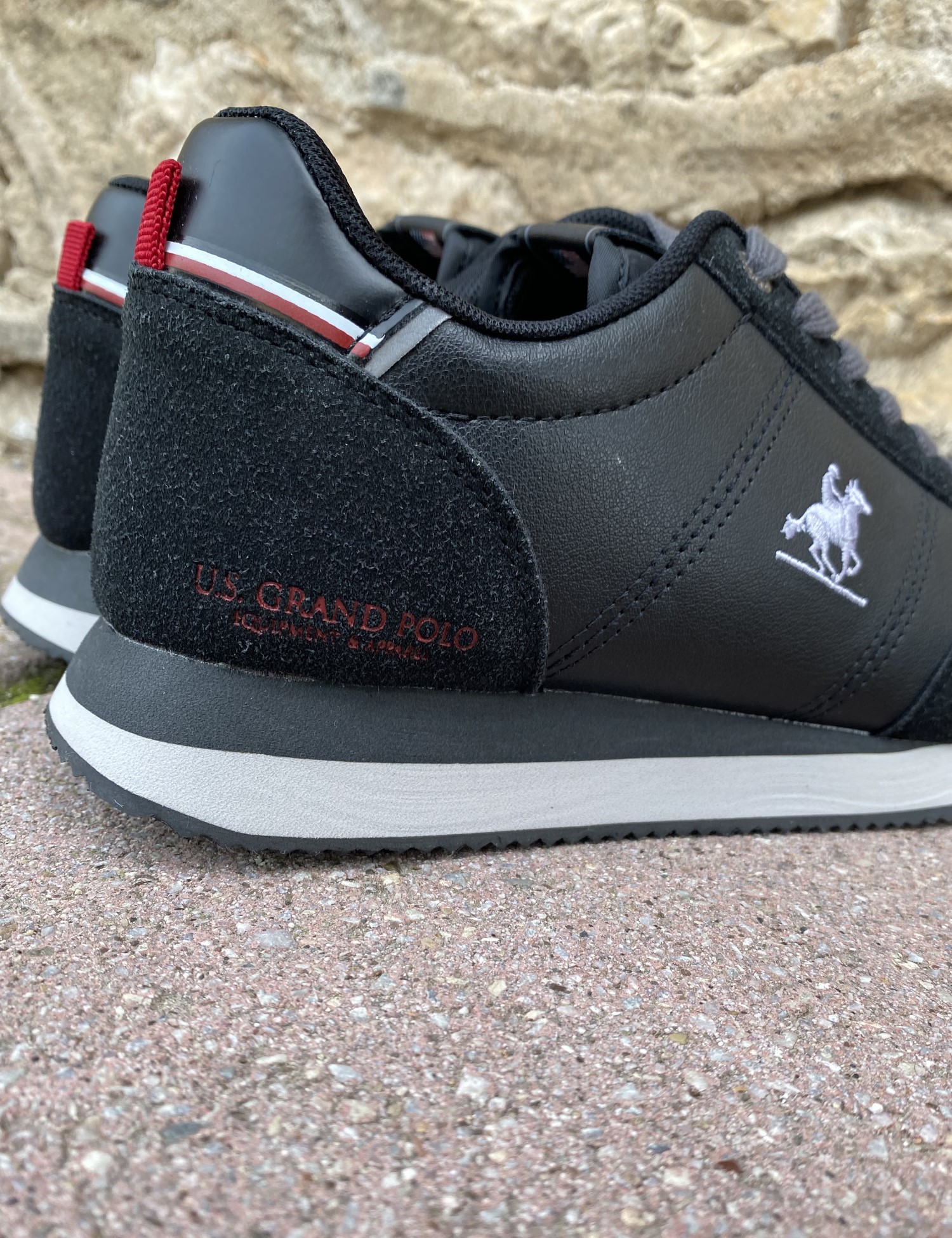 Us Grand Polo μαύρα ανδρικά casual sneakers GPM423001 φωτογραφία